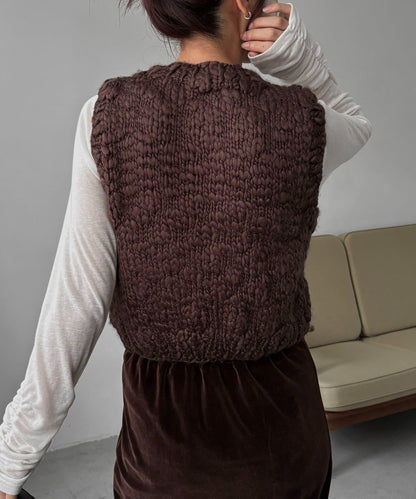 手工編織背心