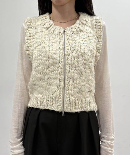 手工編織背心