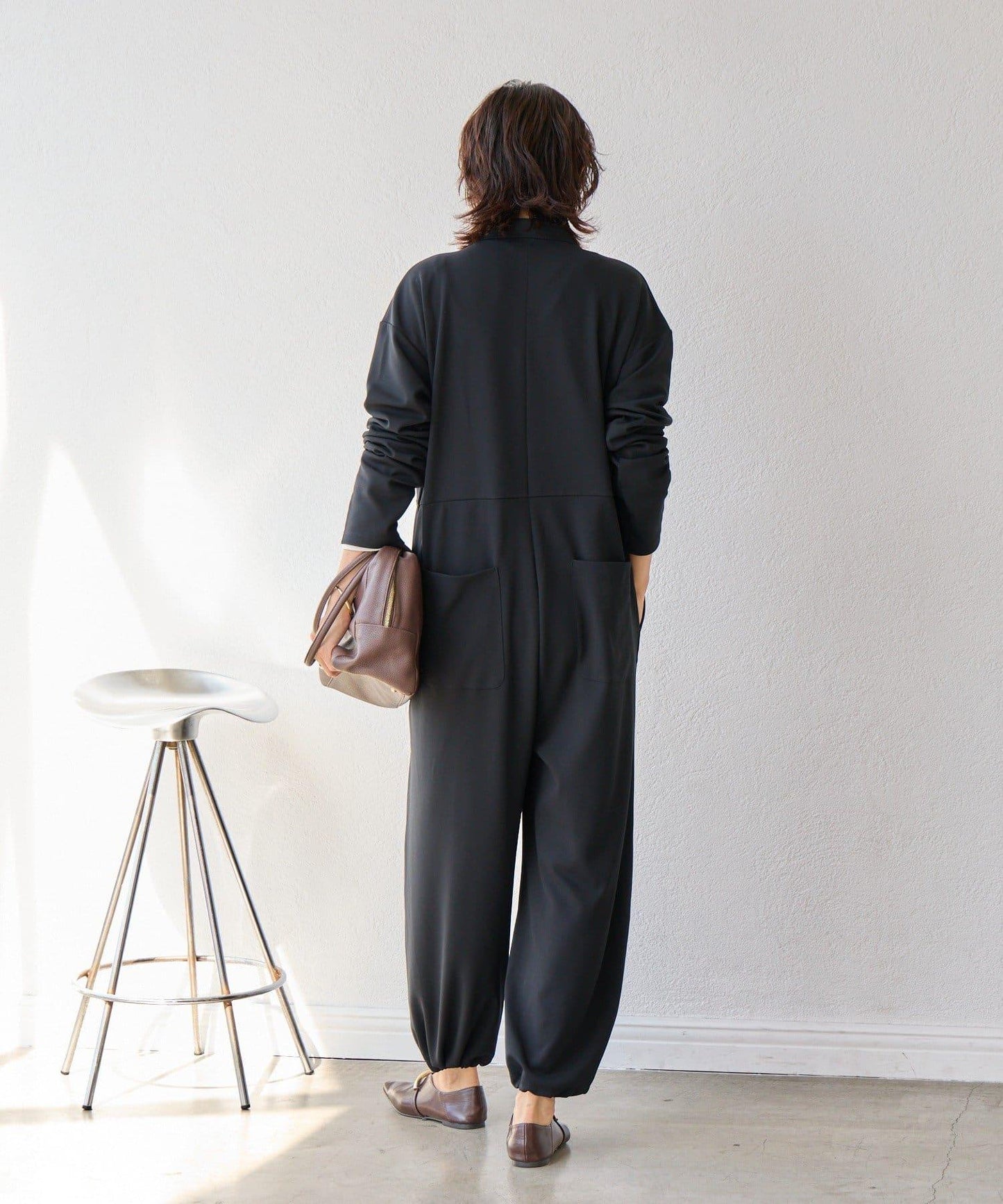 【舒適穿著】翻領連體衣