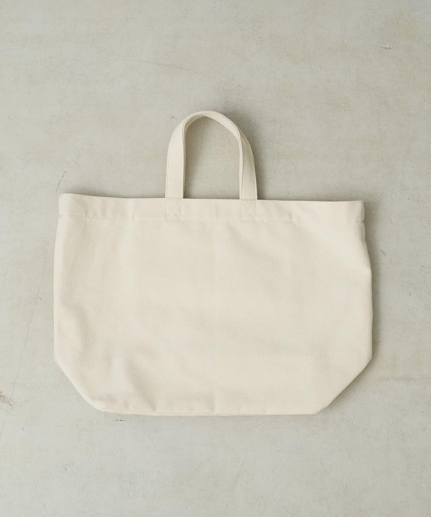 帆布植絨字母托特包