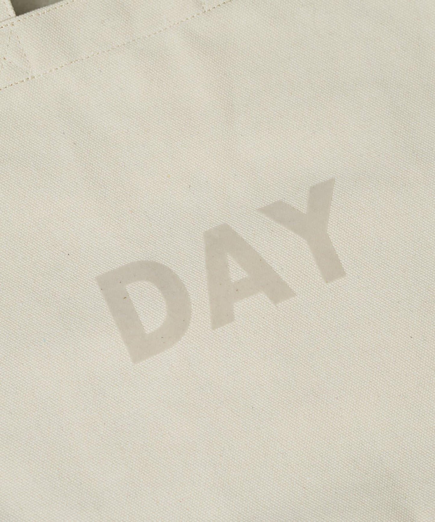 帆布植絨字母托特包