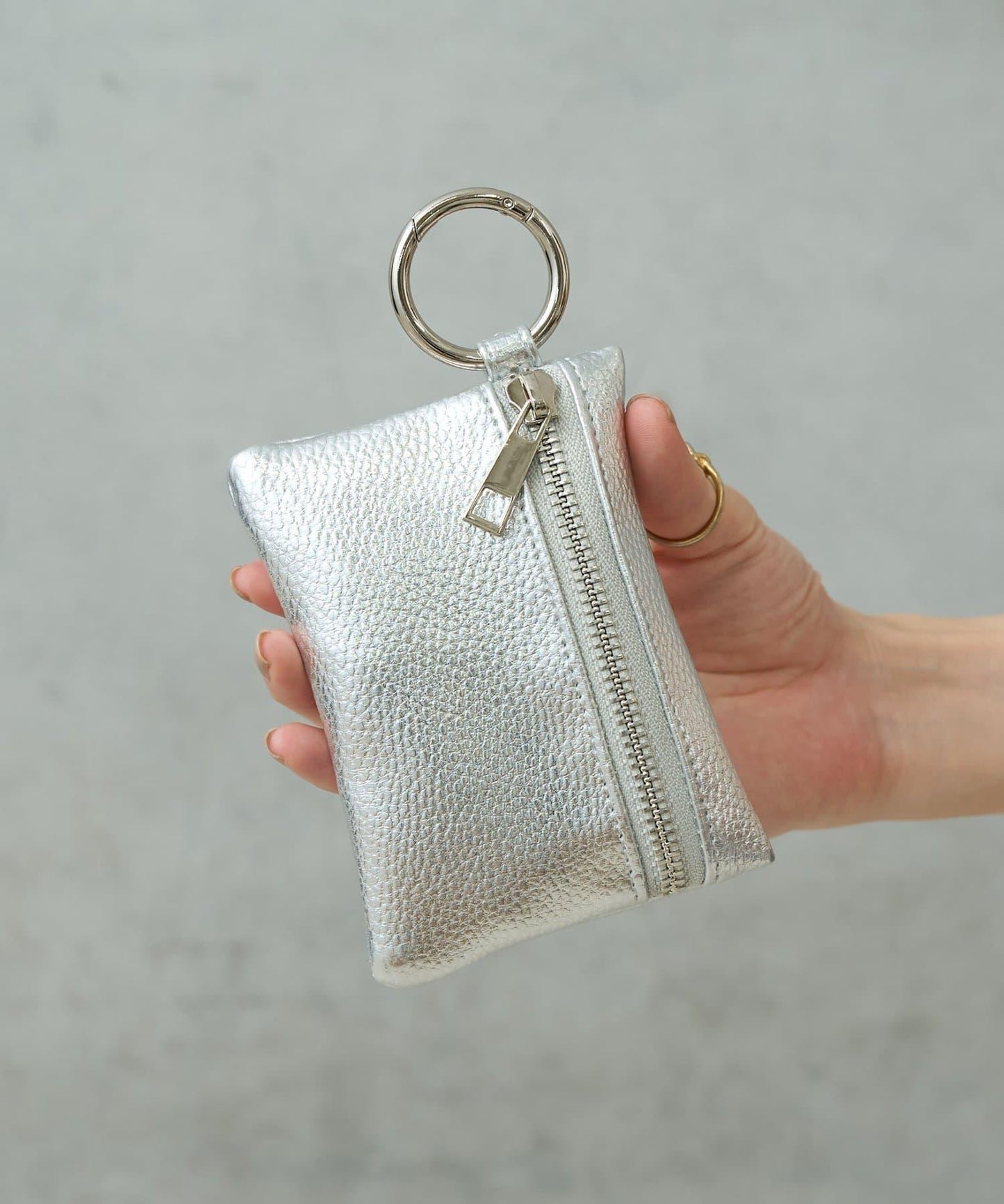 帆布植絨字母托特包