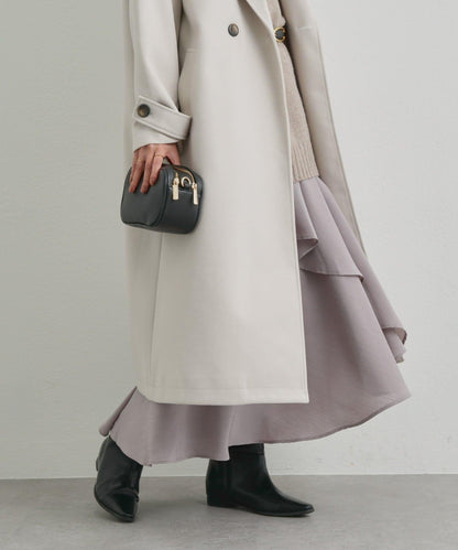 華麗風格不對稱荷葉邊半身裙