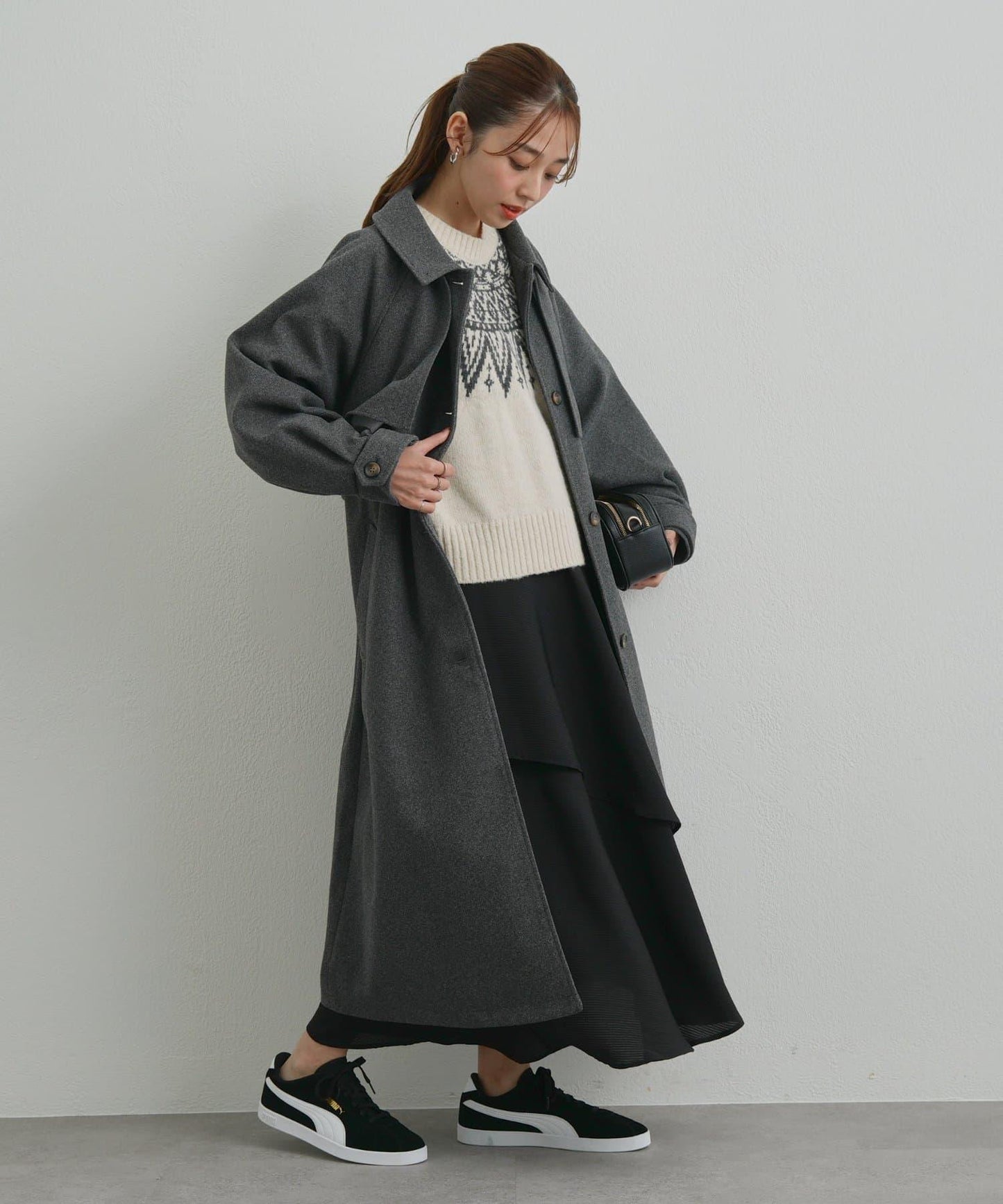 華麗風格不對稱荷葉邊半身裙