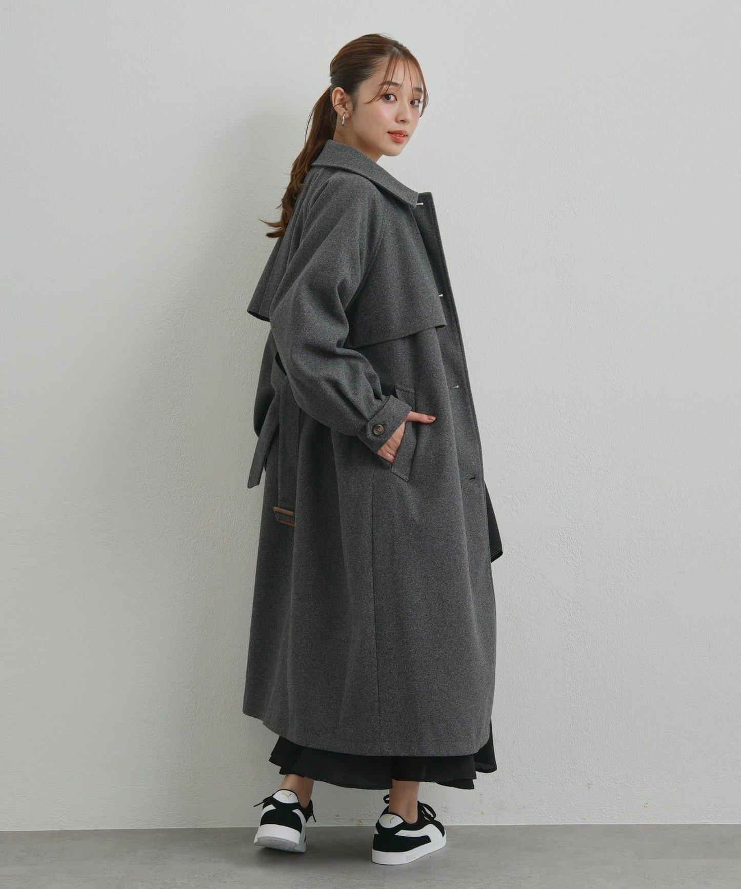 華麗風格不對稱荷葉邊半身裙