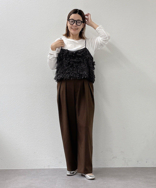 【2尺碼可選/網紅企劃】雙褶加絨西裝褲