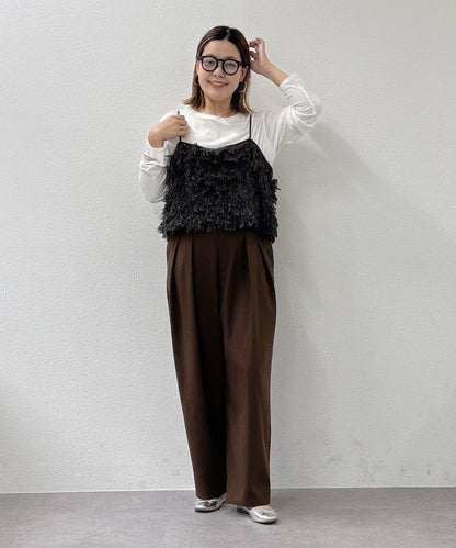 【2尺碼可選/網紅企劃】雙褶加絨西裝褲