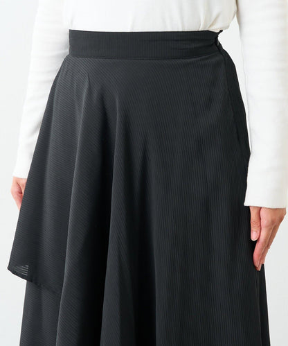 華麗風格不對稱荷葉邊半身裙