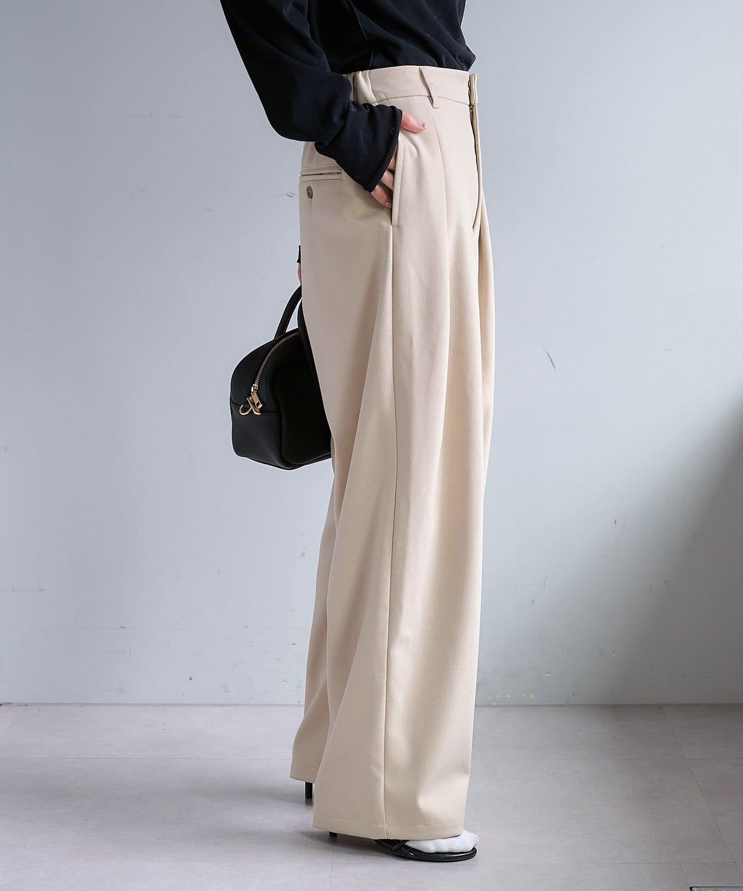 【2尺碼可選/網紅企劃】雙褶加絨西裝褲