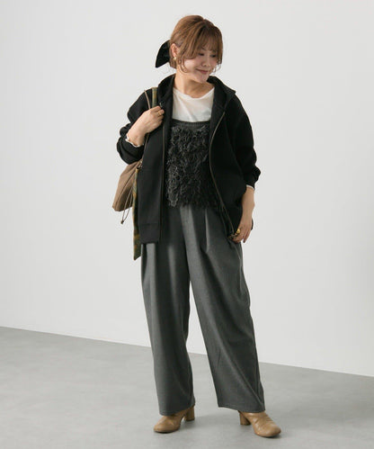 【2尺碼可選/網紅企劃】雙褶加絨西裝褲