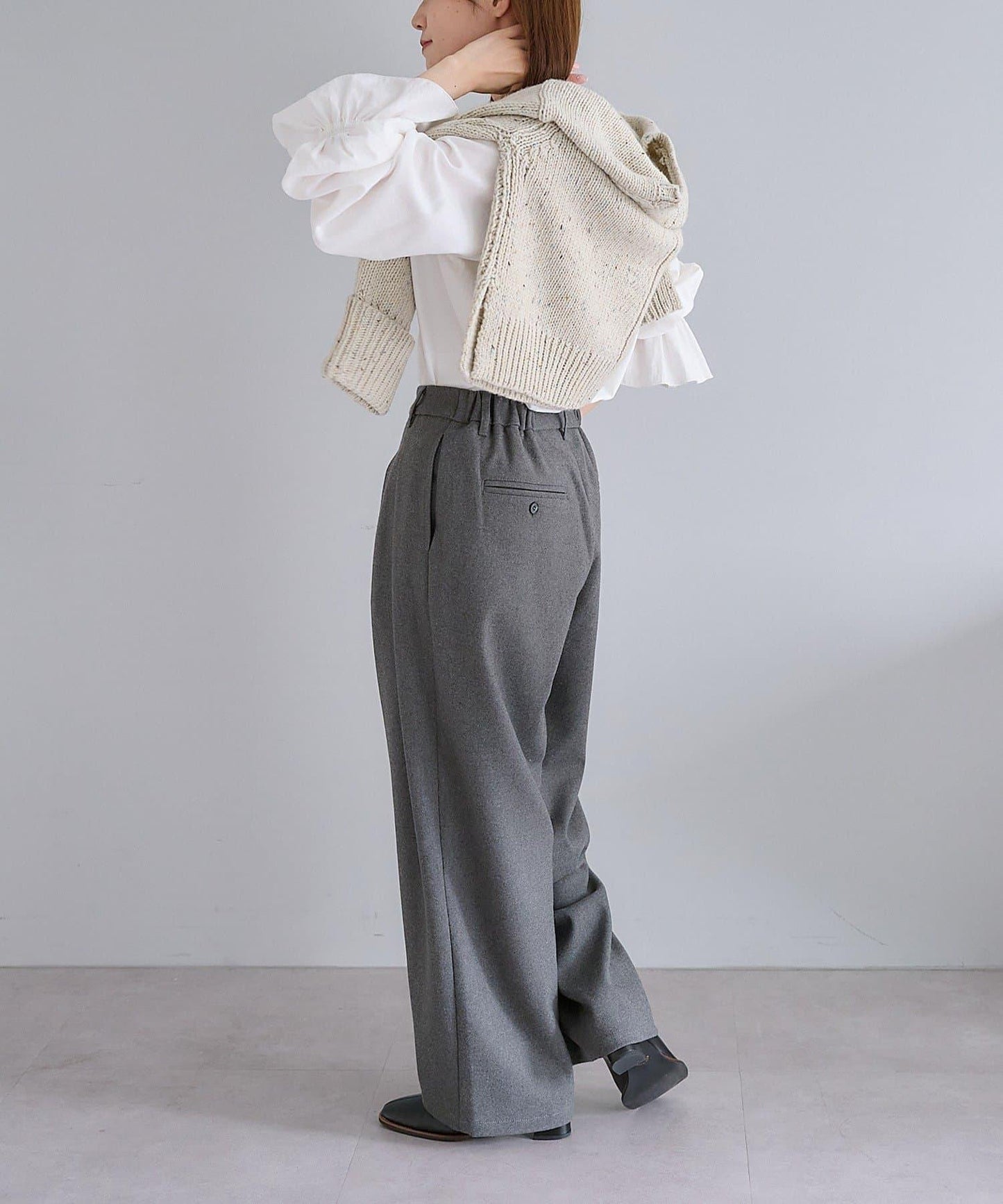 【2尺碼可選/網紅企劃】雙褶加絨西裝褲