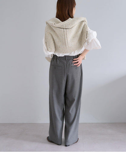 【2尺碼可選/網紅企劃】雙褶加絨西裝褲