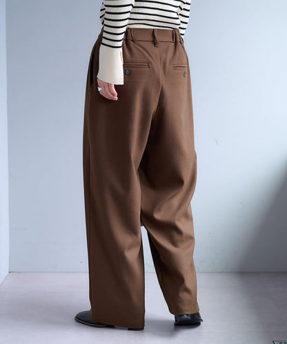 【2尺碼可選/網紅企劃】雙褶加絨西裝褲