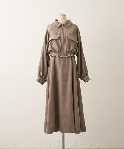 套裝・西裝外套+吊帶連衣裙