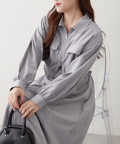 套裝・西裝外套+吊帶連衣裙