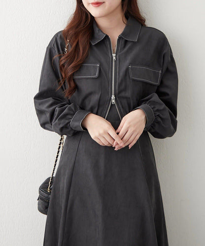 套裝・西裝外套+吊帶連衣裙