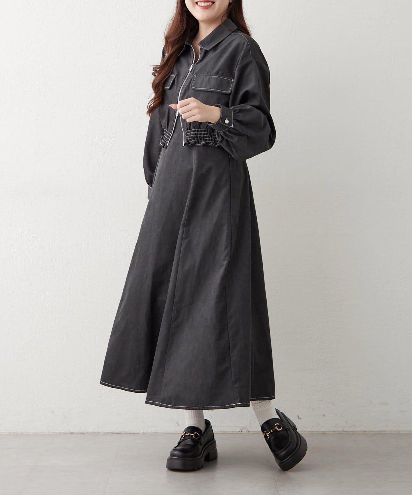 套裝・西裝外套+吊帶連衣裙