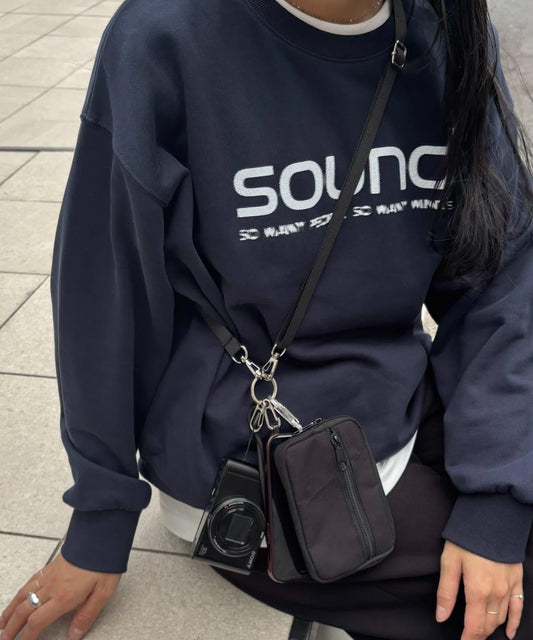 【LEI企畫 / 】防潑水多功能掛繩附收納包