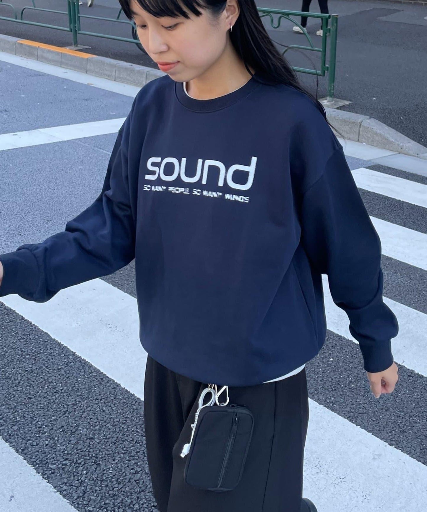 【LEI企畫 / 】加絨SOUND標誌套頭衫