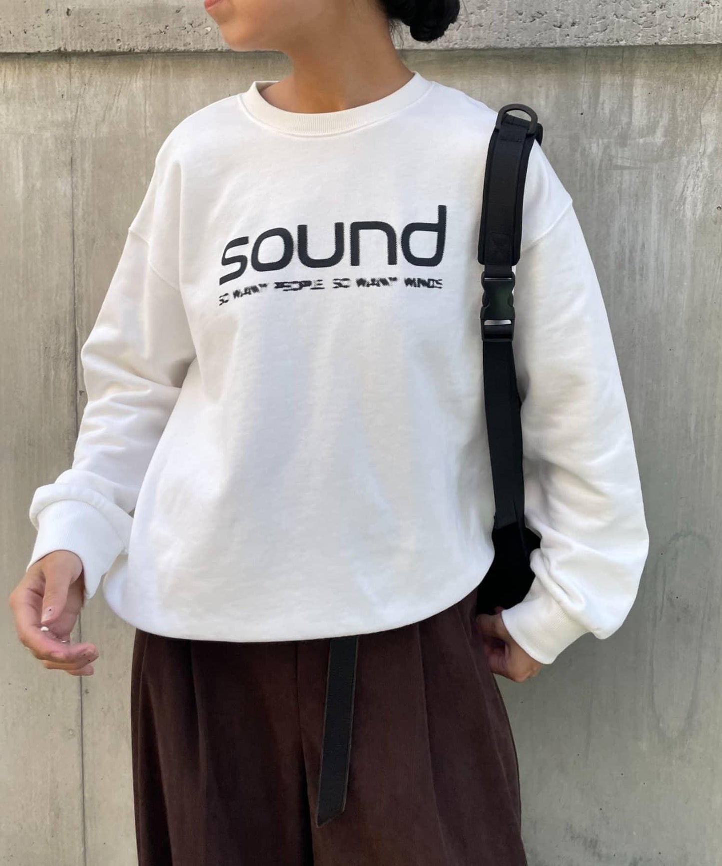 【LEI企畫 / 】加絨SOUND標誌套頭衫