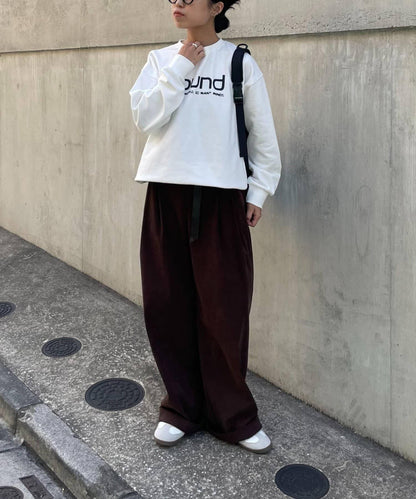 【LEI企畫 / 】加絨SOUND標誌套頭衫