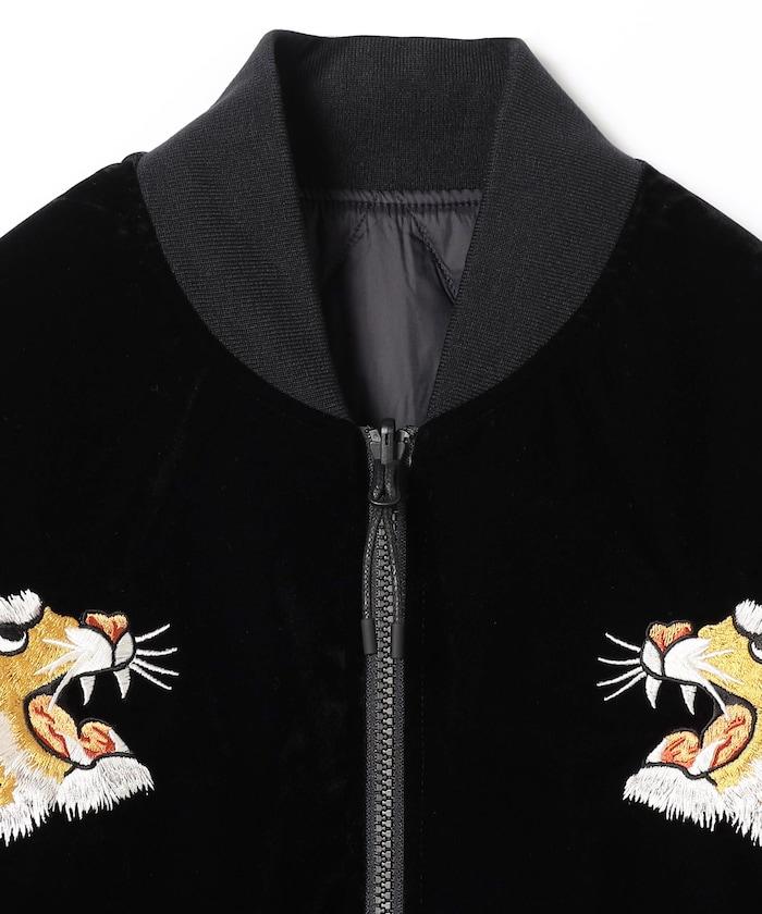 日本特別款可雙面穿刺繡夾克羽絨服 / TAION-JK04JS