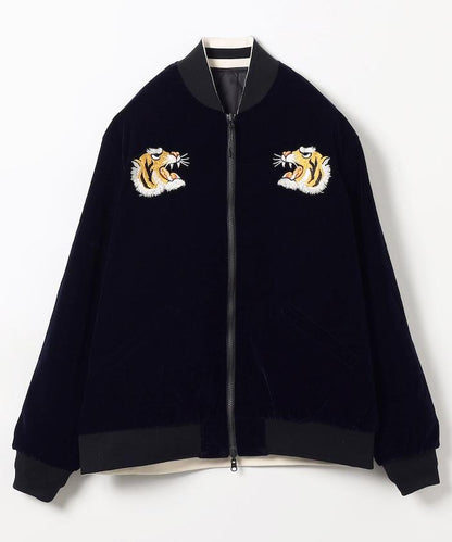 日本特別款可雙面穿刺繡夾克羽絨服 / TAION-JK04JS