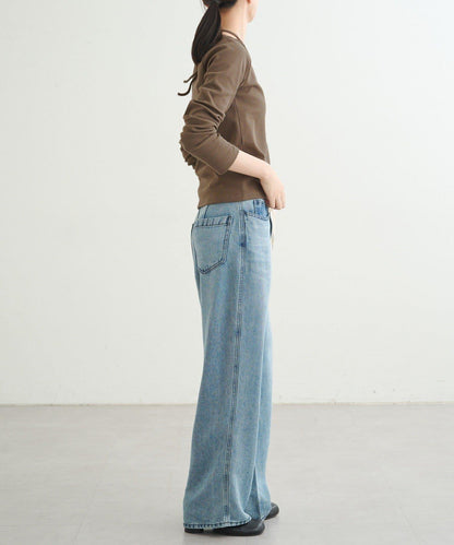 【earthy_】羅紋心形領吊帶上衣