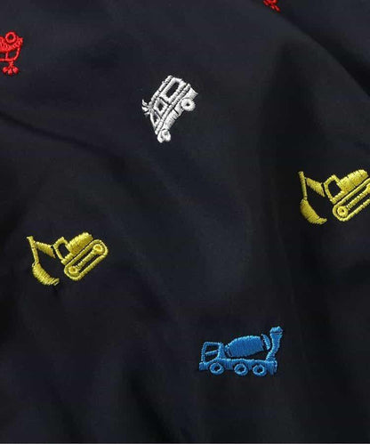 2色2款全刺繡連帽加棉夾克