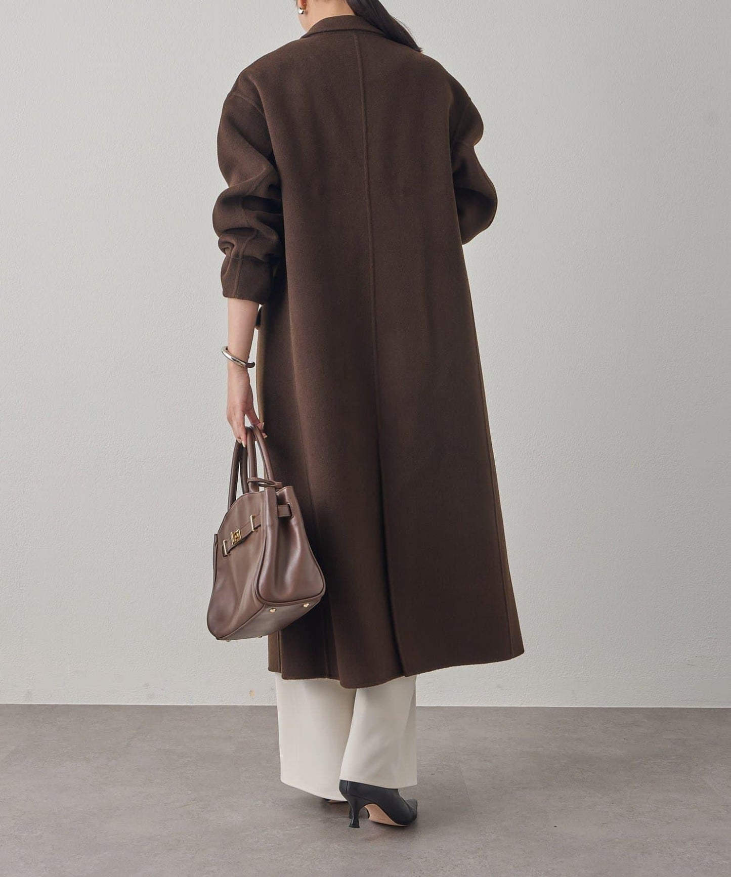 駁領雙面呢大衣