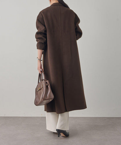 駁領雙面呢大衣