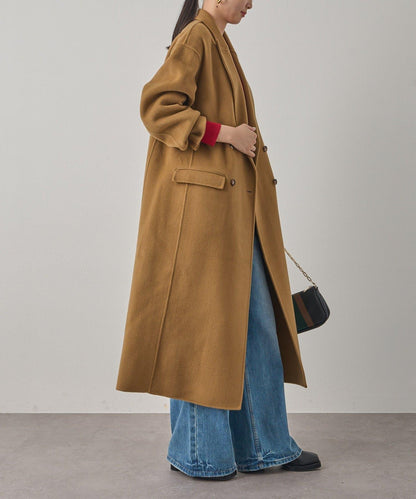 駁領雙面呢大衣