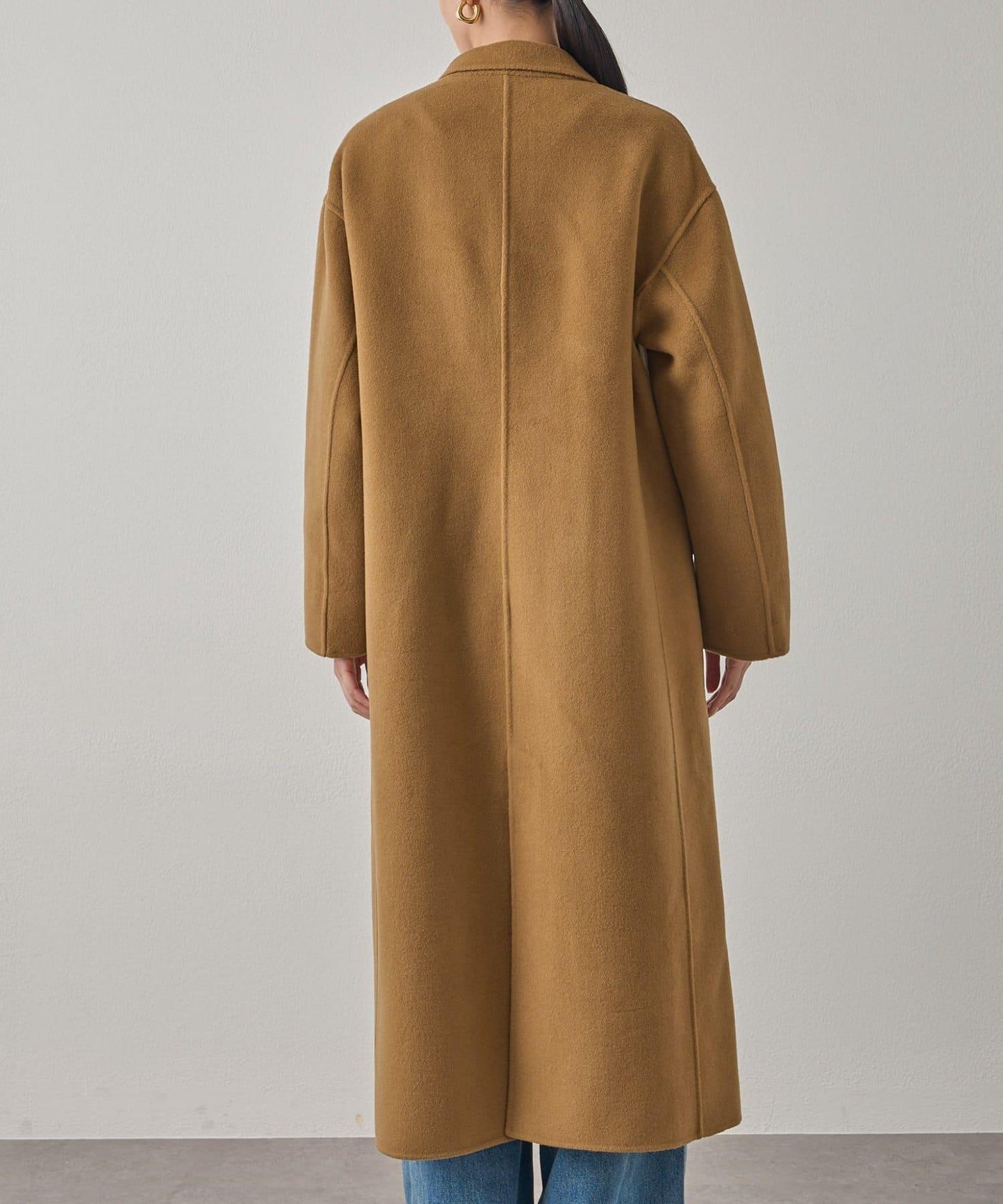 駁領雙面呢大衣