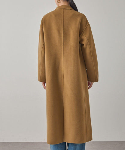 駁領雙面呢大衣