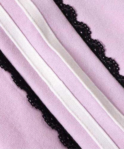 袖部蕾絲寬鬆衛衣