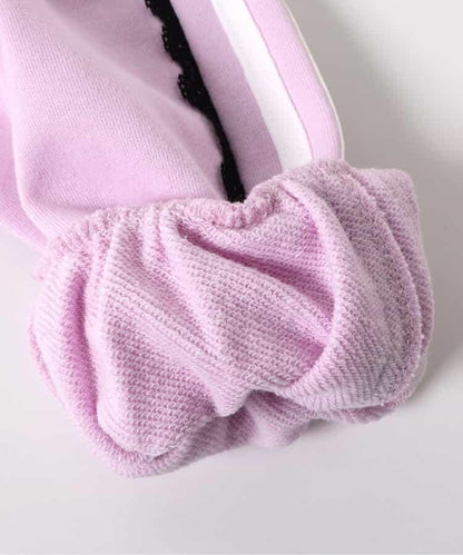 袖部蕾絲寬鬆衛衣