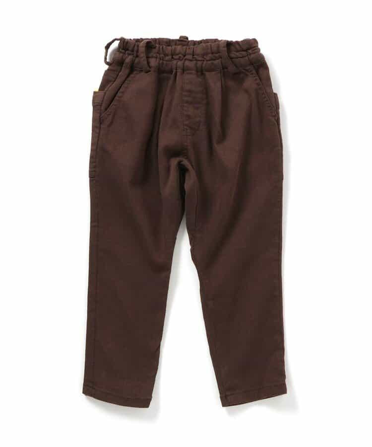 柔軟輕便打褶長褲 10分丈