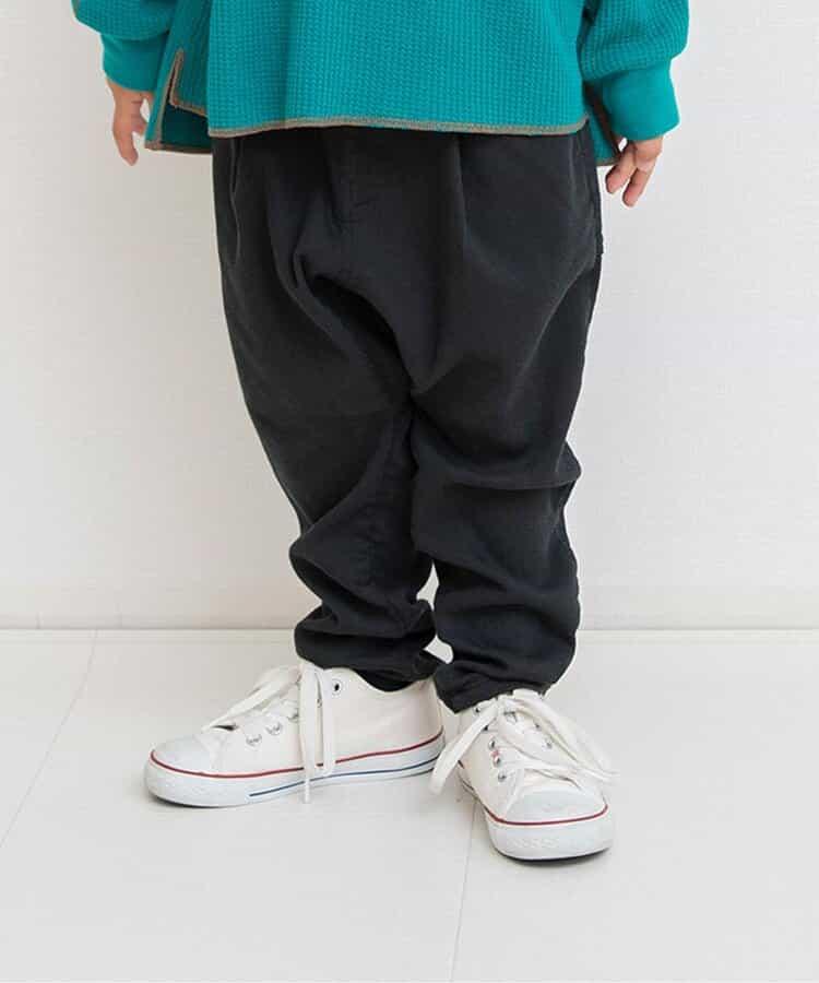 柔軟輕便打褶長褲 10分丈