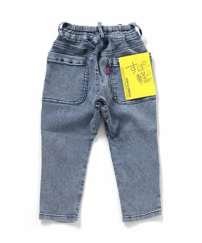 柔軟輕便打褶長褲 10分丈