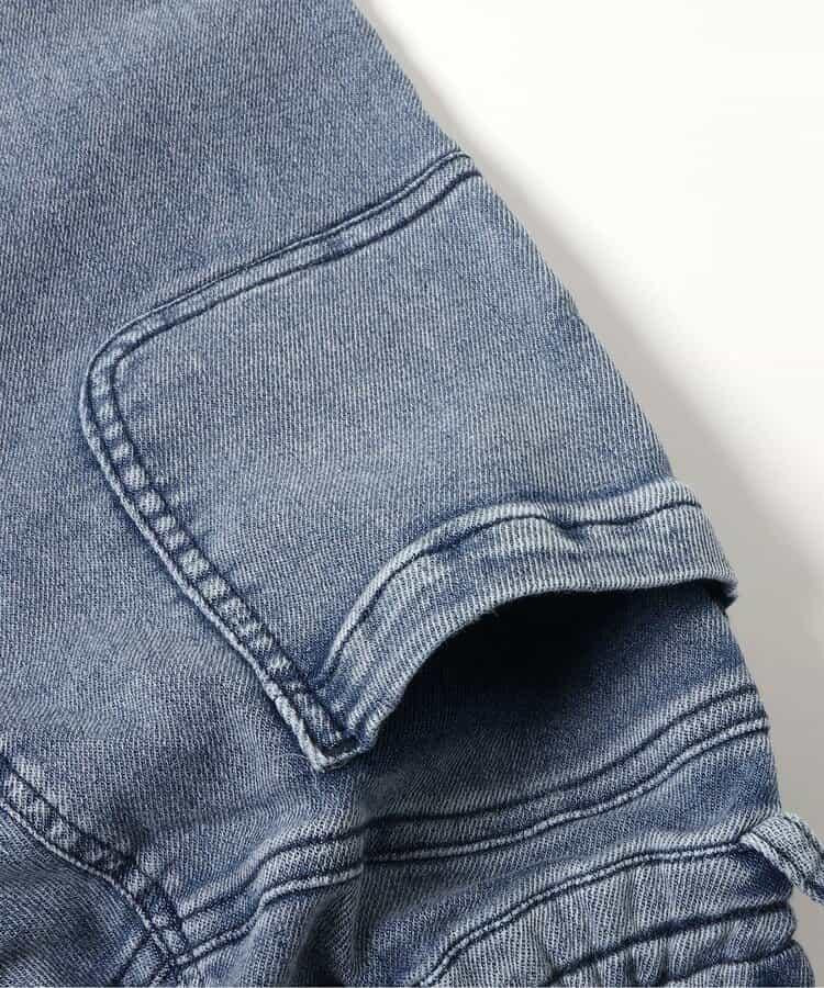 柔軟輕便打褶長褲 10分丈