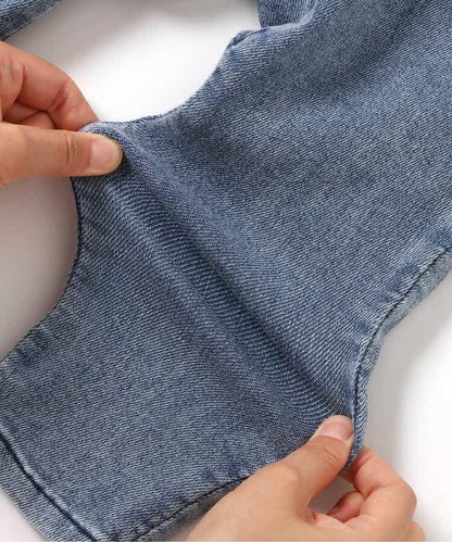 柔軟輕便打褶長褲 10分丈