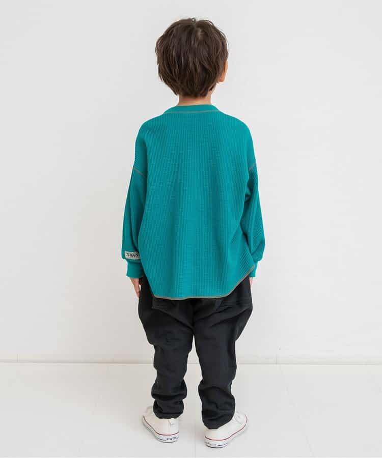 柔軟輕便打褶長褲 10分丈