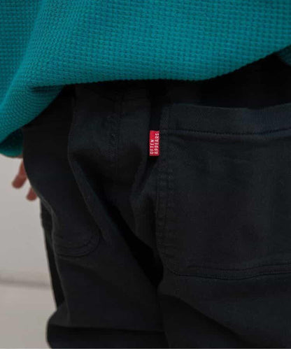 柔軟輕便打褶長褲 10分丈