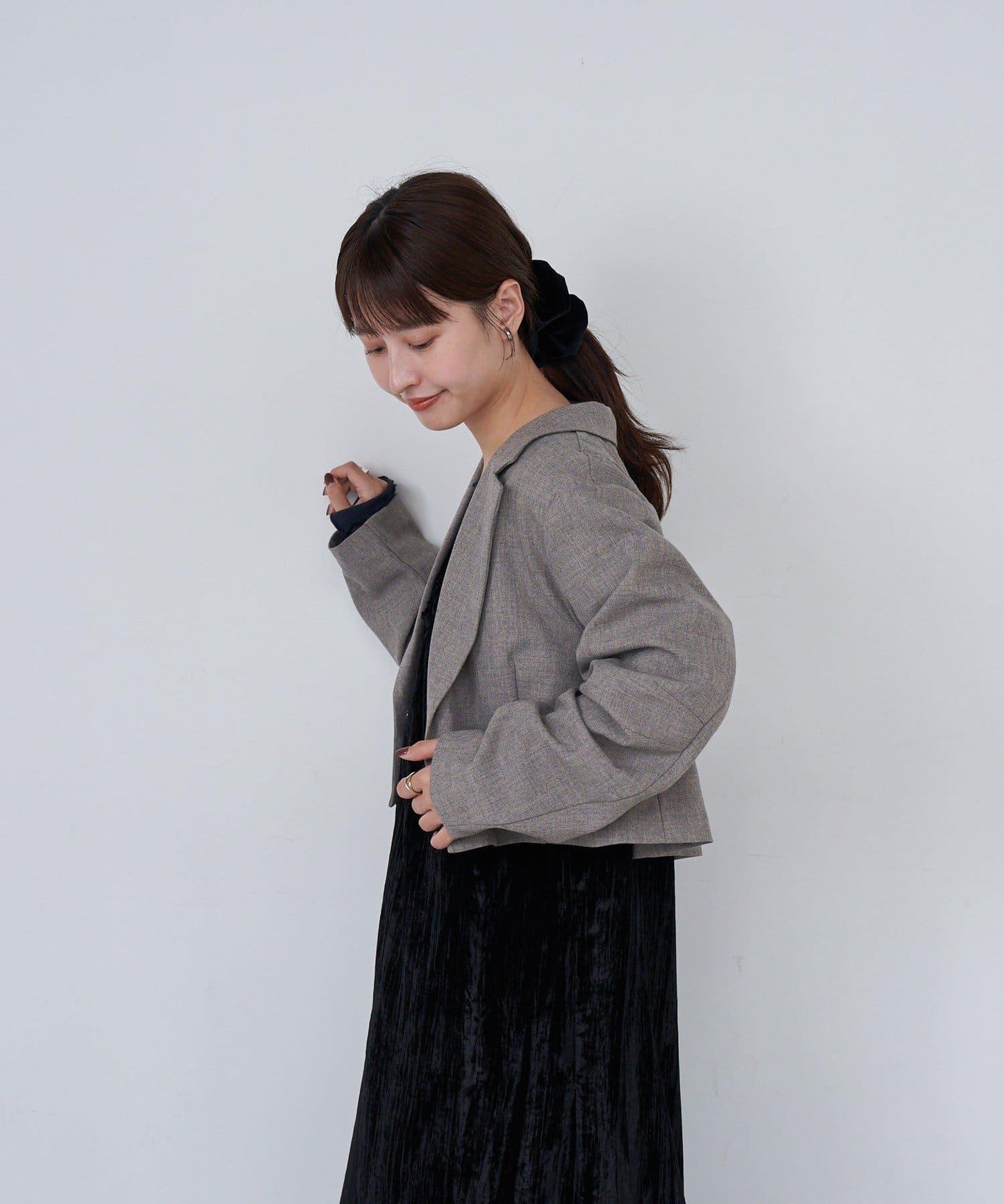 Kastane B 後背褶襉休閒夾克