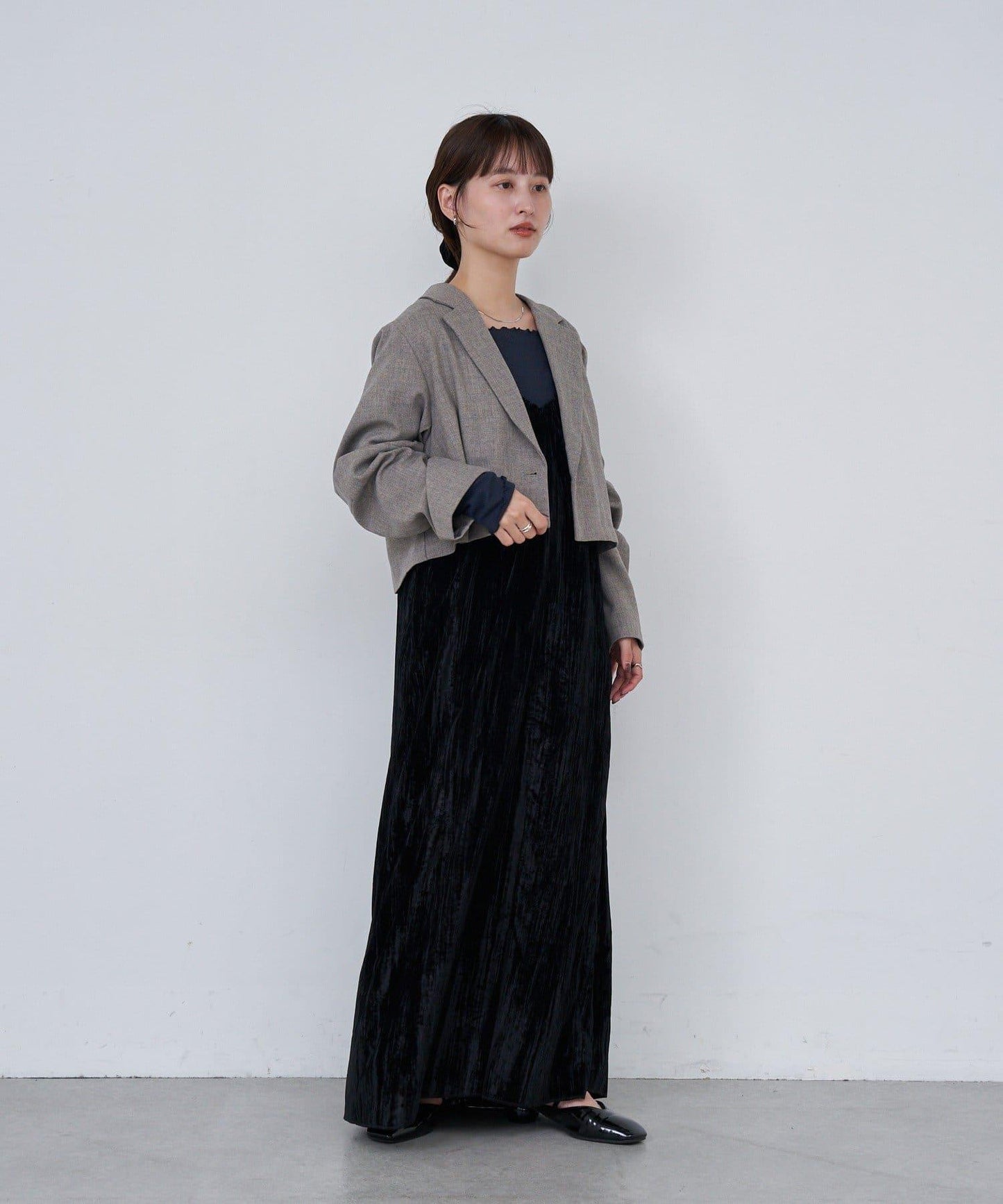 Kastane B 後背褶襉休閒夾克