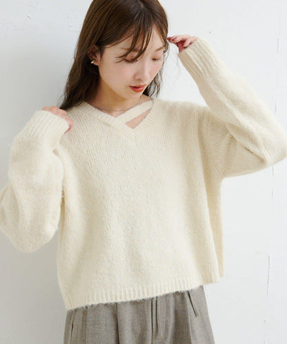 【Kastane】B圈圈紗針織套頭衫