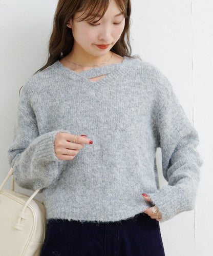 【Kastane】B圈圈紗針織套頭衫