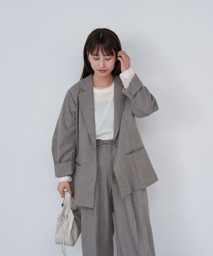 Kastane B 後背褶襉休閒夾克