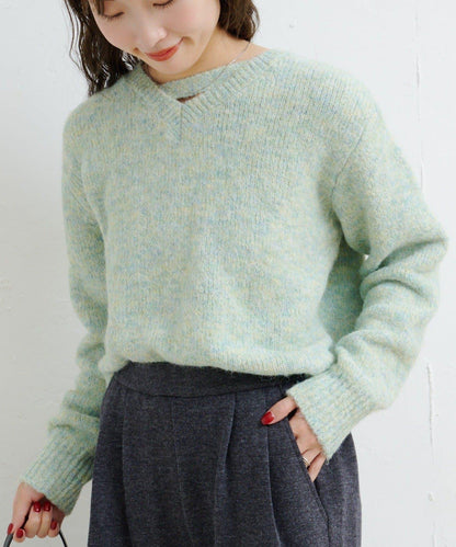 【Kastane】B圈圈紗針織套頭衫