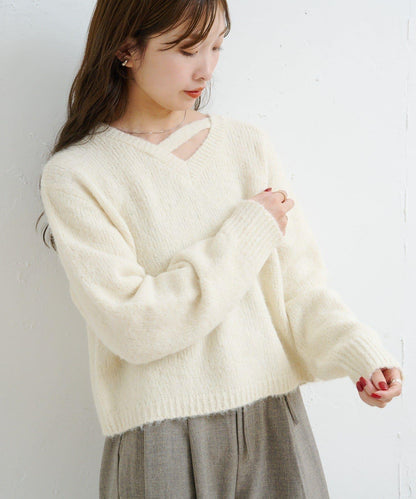 【Kastane】B圈圈紗針織套頭衫